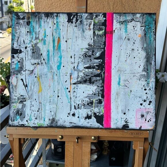 Modern Acrylic Painting on Canvas 16*20 inches Wall Art - Picture 3 of 6